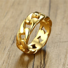 Load image into Gallery viewer, Cuban Link Ring 7mm - LuxuryLion
