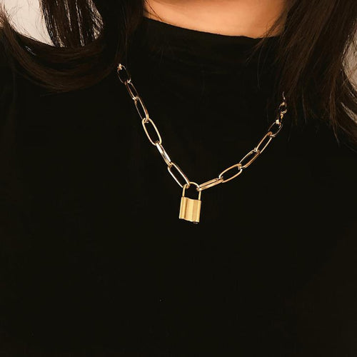 Lock Necklace Chain Pendant - LuxuryLion