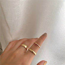 Load image into Gallery viewer, 2/4/6mm Gold Stainless Steel Ring - LuxuryLion
